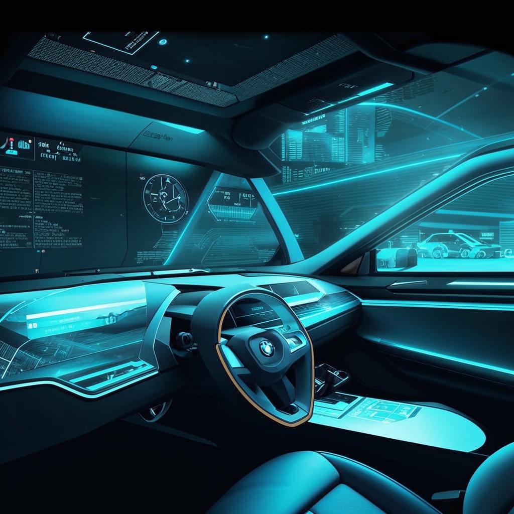 Голографические проекции на лобовое стекло: обзор BMW iX.